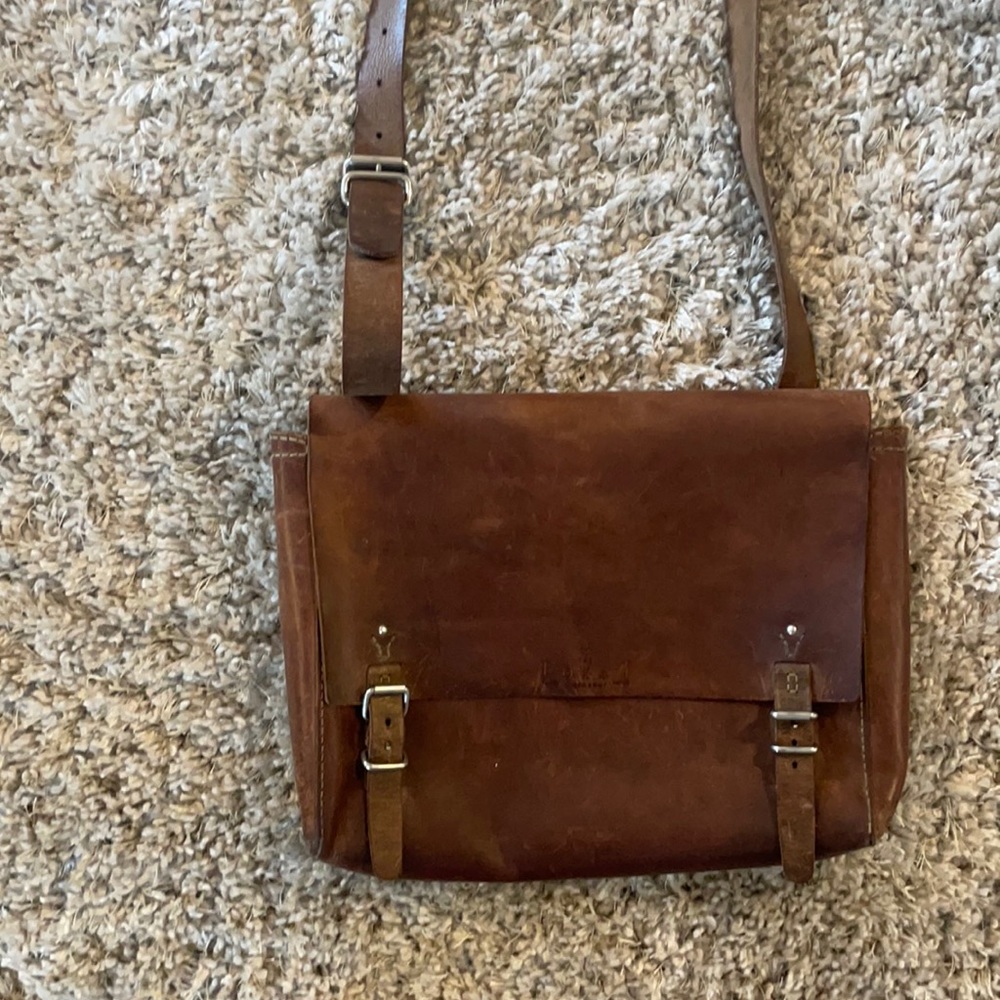 Full Grain Leather Messenger Bag